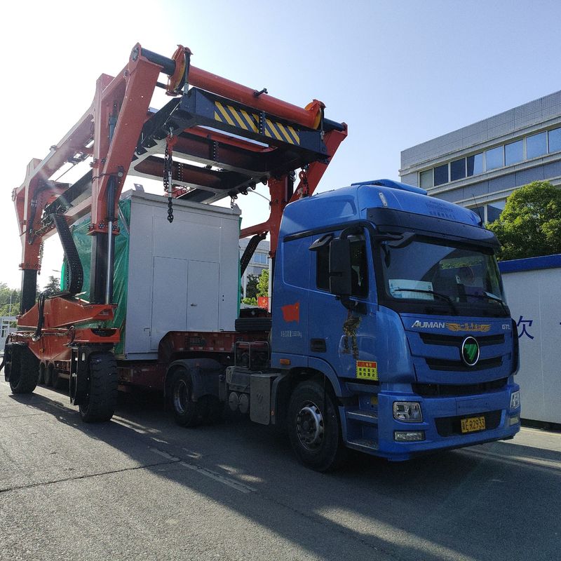 SPEO Mobile Straddle Carrier Crane 35 Ton สำหรับการยกของขนาดใหญ่